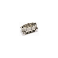 Insert HE, Raccordement à vis, mâle, 10 pin, 16A, Polycarbonate, 10B 